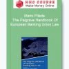 Mario Pilade – The Palgrave Handbook Of European Banking Union Law