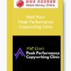 Matt Rizvi – Peak Performance Copywriting Clinic
