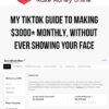 My TikTok Guide to Making $3000+ Monthly, Without EVER Showing your Face