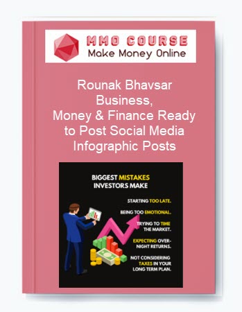 Rounak Bhavsar – Business, Money & Finance Ready to Post Social Media Infographic Posts