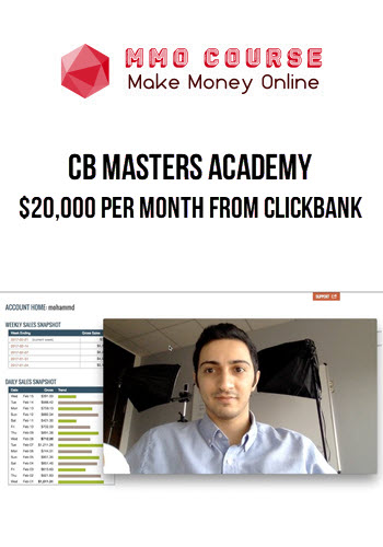 CB Masters Academy – $20,000 Per Month From Clickbank