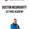 Duston McGroarty – 1st Page Academy