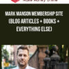 Mark Manson Membership Site (Blog Articles + Books + Everything else)