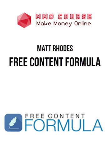 Matt Rhodes – Free Content Formula