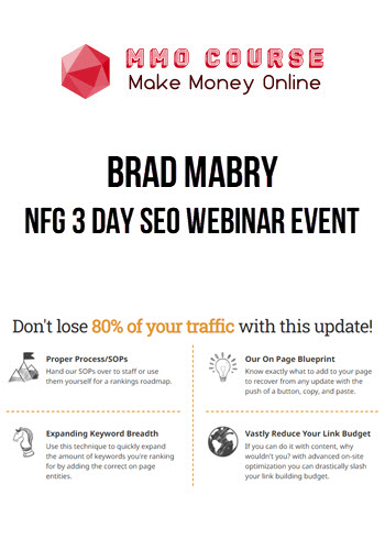 Brad Mabry – NFG 3 Day SEO Webinar Event