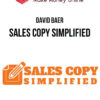 David Baer – Sales Copy Simplified 1 David Baer – Sales Copy Simplified