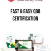 Fast & Easy QBO Certification
