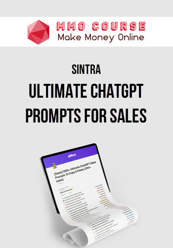 Sintra – Ultimate ChatGPT Prompts for Sales