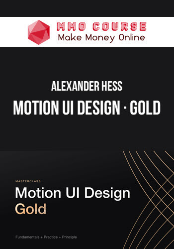 Alexander Hess – Motion UI Design · Gold