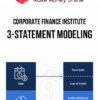 Corporate Finance Institute – 3-Statement Modeling