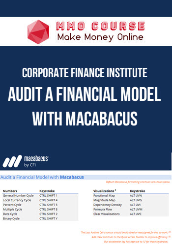 Corporate Finance Institute – Audit a Financial Model With Macabacus