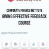 Corporate Finance Institute – Giving Effective Feedback Course