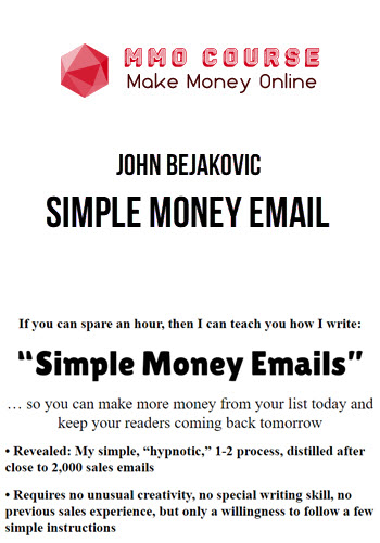 John Bejakovic – Simple Money Email