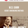 W.D. Gann – Secret Divergence Method