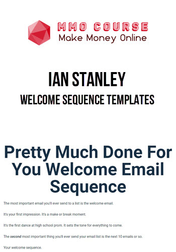 Ian Stanley – Welcome Sequence Templates