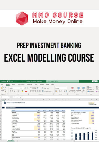 Prep Investment Banking – Excel Modelling Course