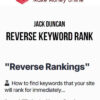 Jack Duncan – Reverse Keyword Rank
