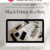 Gemma Bonham-Carter – Black Friday in a Box-Template Pack