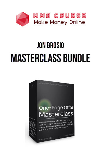 Jon Brosio – Masterclass Bundle