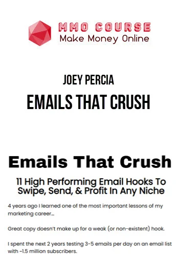 Joey Percia – Emails That Crush
