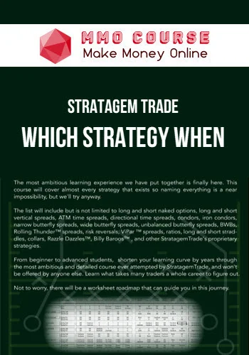 Stratagem Trade – Which Strategy When