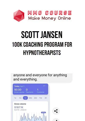 Scott Jansen – 100K Coaching Program For Hypnotherapists