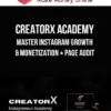 CreatorX Academy – Master Instagram Growth & Monetization + Page Audit
