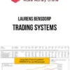 Laurens Bensdorp – Trading Systems 2 Laurens Bensdorp – Trading Systems